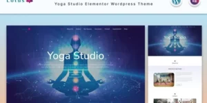 Lotus Yoga Studio Website Elementor WordPress Theme 1.1破解版主题