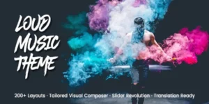 Loud A Modern WordPress Theme for the Music Industry 2.1.9破解版主题