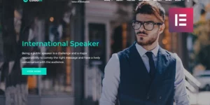 Loudin Public Speaking WordPress Elementor Theme WordPress Theme 1.0.0破解版主题
