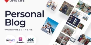 Love Life Responsive Personal Blog WordPress Theme 1.0.1破解版主题