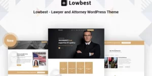 Lowbest Lawyer and Attorney Responsive WordPress Theme 1.0.0破解版主题