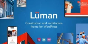 Luman Construction WordPress Theme 1.5.1破解版主题