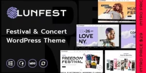 Lunfest Festival Concert WordPress Theme 1.0.3破解版主题