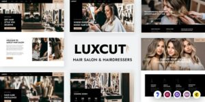 Luxcut Hair Salons and Hairdressers WordPress Theme 1.2破解版主题