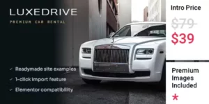 LuxeDrive Limousine and Car Rental Theme 1.0破解版主题