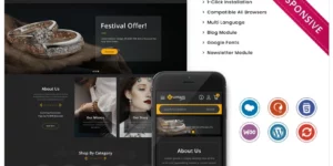 Luxolite The Jewelry Store Woocommerce Responsive Theme 1.0破解版主题