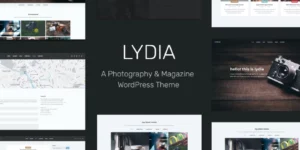 Lydia Photography Magazine WordPress Theme 1.1.9破解版主题