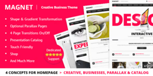MAGNET Creative Business WordPress Theme 2.0破解版主题