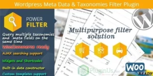 MDTF WordPress Meta Data Taxonomies Filter 2.3.1破解版插件