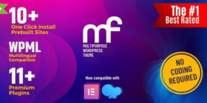 MF Multipurpose WordPress Theme 3.2.4破解版主题