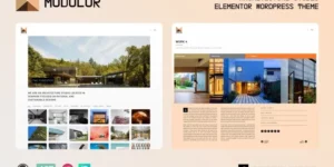 MODULOR Architecture Studio WordPress Theme 1.0.1破解版主题