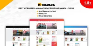 Madara WordPress Theme for Manga 1.7.4.1破解版主题