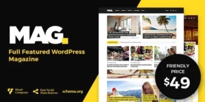 Mag | Full Featured WordPress Magazine 2.0.6破解版主题