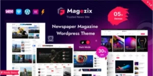 Magezix Newspaper Magazine WordPress Theme 1.0.5破解版主题
