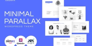 Magnifix Minimal Parallax WordPress Theme 1.0.1破解版主题