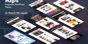 Magro News Magazine And Blog WordPress Theme 1.0破解版主题