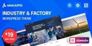 Makaffo | Industry Factory WordPress Theme 1.0.1破解版主题