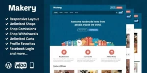 Makery Marketplace WordPress Theme 1.24破解版主题