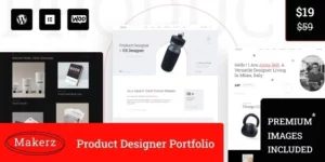Makerz Portfolio Product Startup WordPress Theme 1.0.1破解版主题