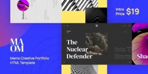 Mamo Creative Portfolio / Multipurpose WordPress Theme 1.0破解版主题