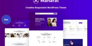 Manarat Creative Responsive WordPress Theme 1.0.0破解版主题