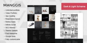 Manggis Creative Portfolio and Blog Theme 2.0.1破解版主题