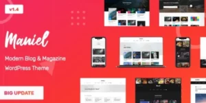 Maniel – Blog Magazine WordPress Theme 1.5破解版主题