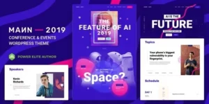 Mann Conference WordPress Theme 13.1破解版主题