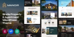 Manoir Single Property Apartment WordPress Theme 1.0破解版主题