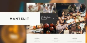 Mantelit Restaurant WordPress Theme 1.0.7破解版主题