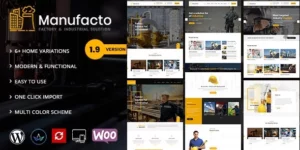 Manufacto Factory WordPress Theme 2.4破解版主题