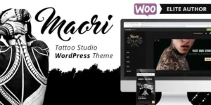 Maori Tattoo Studio WordPress Theme 1.4.2破解版主题
