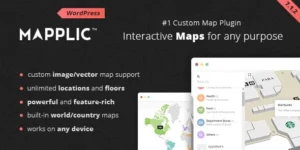 Mapplic – Custom Interactive Map WordPress Plugin 7.1.2破解版插件
