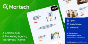 MarTech Marketing Agency WordPress Theme 1.0.0破解版主题