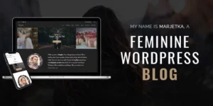 Marjetka A Responsive Feminine WordPress Blog Theme 2.0破解版主题