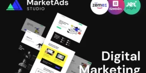 MarketAds One of Modern Digital Marketing Templates WordPress Theme 1.0.1破解版主题