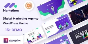 Markethon SEO Digital Marketing Agency Portfolio WordPress Theme 1.1破解版主题
