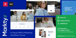 Markty | SMM Marketing WordPress Theme 1.0.0破解版主题
