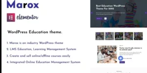 Marox Academics and Education LMS WordPress Theme 1.0.0破解版主题