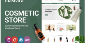 Mascara Cosmetic and Beauty WooCommerce Theme 1.0破解版主题