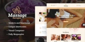 Massage Therapist and Spa Salon WordPress Theme 1.2破解版主题