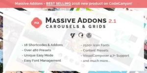 Massive Addons for Visual Composer 2.1.1破解版插件