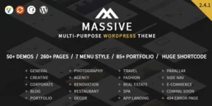 Massive Responsive Multi-Purpose HTML5 Template 2.4.1破解版主题