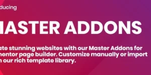 Master Addons Pro for Elementor Forefront Elements for Elementor 1.9.7破解版插件