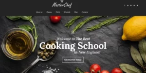 Master Chef Cooking School WordPress Theme 1.0.0破解版主题