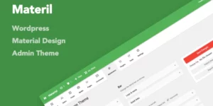Materil WordPress Material Design Admin Theme 3.2破解版插件