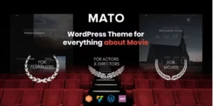 Mato Movie Studios and Filmmakers WordPress Theme 1.2.4破解版主题