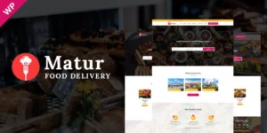 Matur Food Delivery Ordering WordPress Theme 1.1破解版主题