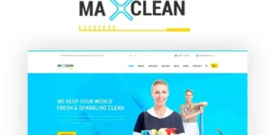 MaxClean Cleaning WordPress Theme 1.0破解版主题