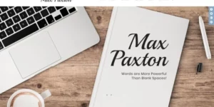 MaxPaxton Freelance Copywriter and Journalist WordPress Theme 1.0.0破解版主题